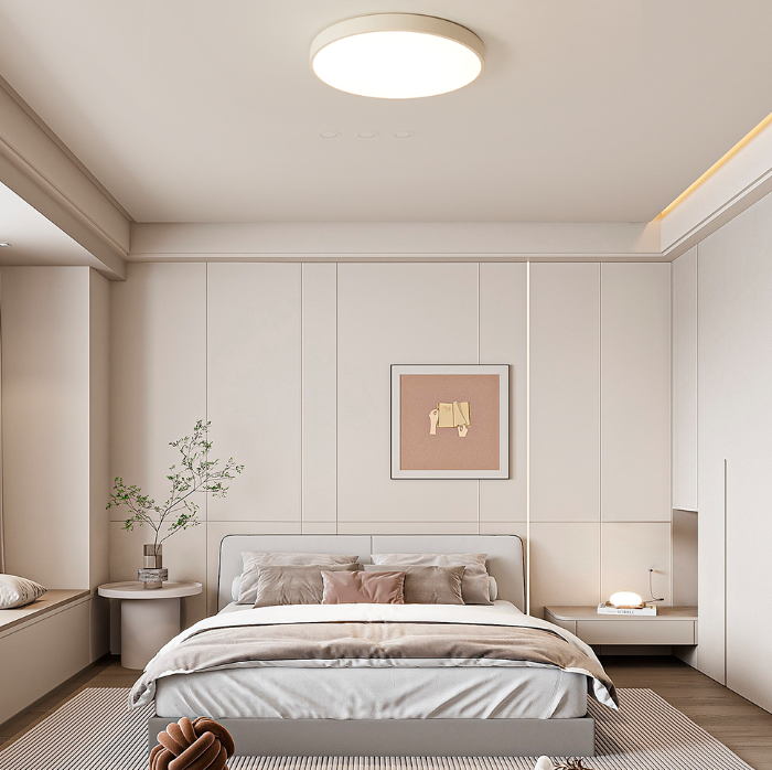 Plafon Moderno Ligna de Madeira - 65cm